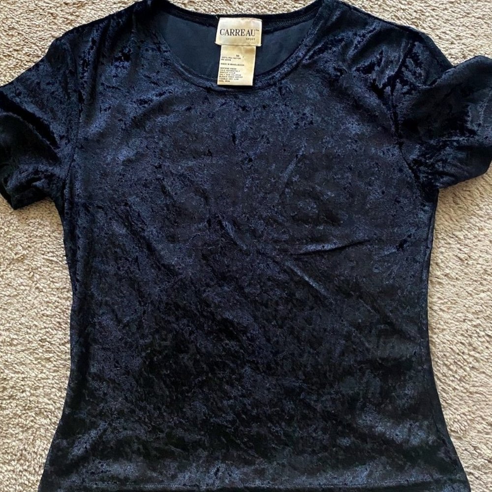 CARREAU Sport Black Tee